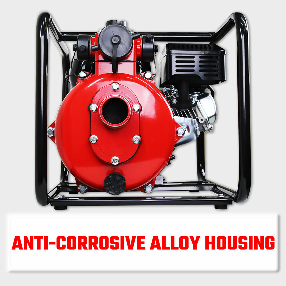 1.5" Petrol High Pressure Water Pump 8HP Fire Fighting Twin Impeller