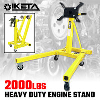 IKETA Engine Stand 900kg 2000lb Industrial Workshop Cars Auto Motor Crane Hoist