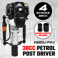 Petrol Post Driver 38cc 4 Stroke Pile Picket Star Rammer Farm Fence Fencing