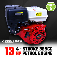 13HP OHV Petrol Engine Stationary Motor Horizontal Shaft Recoil Start
