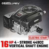 16HP Vertical Shaft Engine Lawn Mower Petrol Motor 4 Stroke OHV Ride On Mower