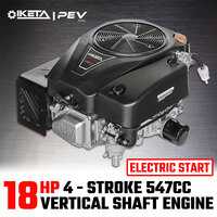 18HP Vertical Shaft Engine Lawn Mower Petrol Motor 4 Stroke OHV Ride On Mower