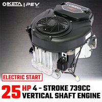25HP Vertical Shaft Engine Lawn Mower Petrol Motor 4 Stroke OHV Ride On Mower